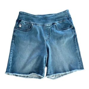 Kim Gravel denim Bermuda shorts SZ 10